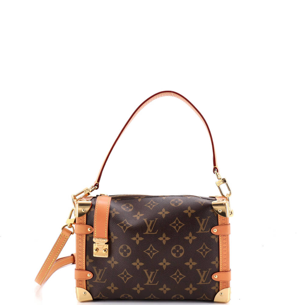 Louis Vuitton MM Side Trunk Handbag Monogram Canvas